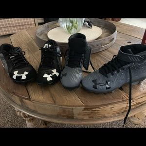 Under Armour cleats Youth Boys size 1.5